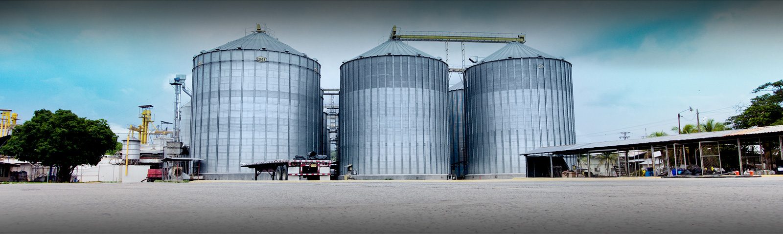 Silos de almacenamiento de granos